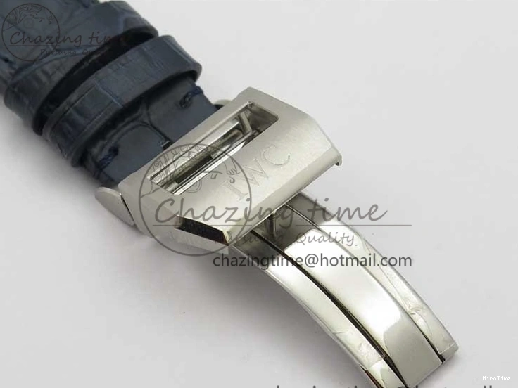 MIROTIME 0116 Supportive Big Pilot IW501008 “Boutique London” SS ZF Best Edition Blue Dial on Blue Leather Strap A 7106